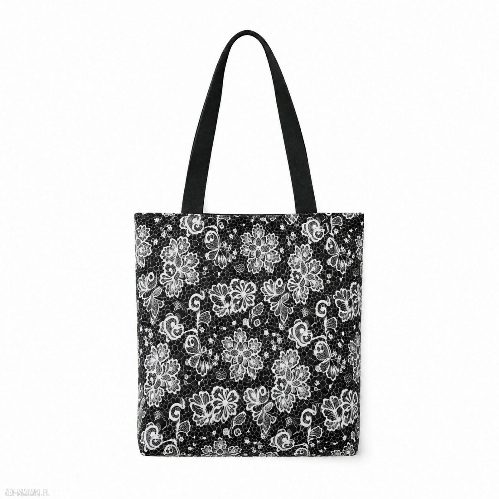 Torba na zakupy shopperka ekologiczna z bawełny 100% 40x37 cm