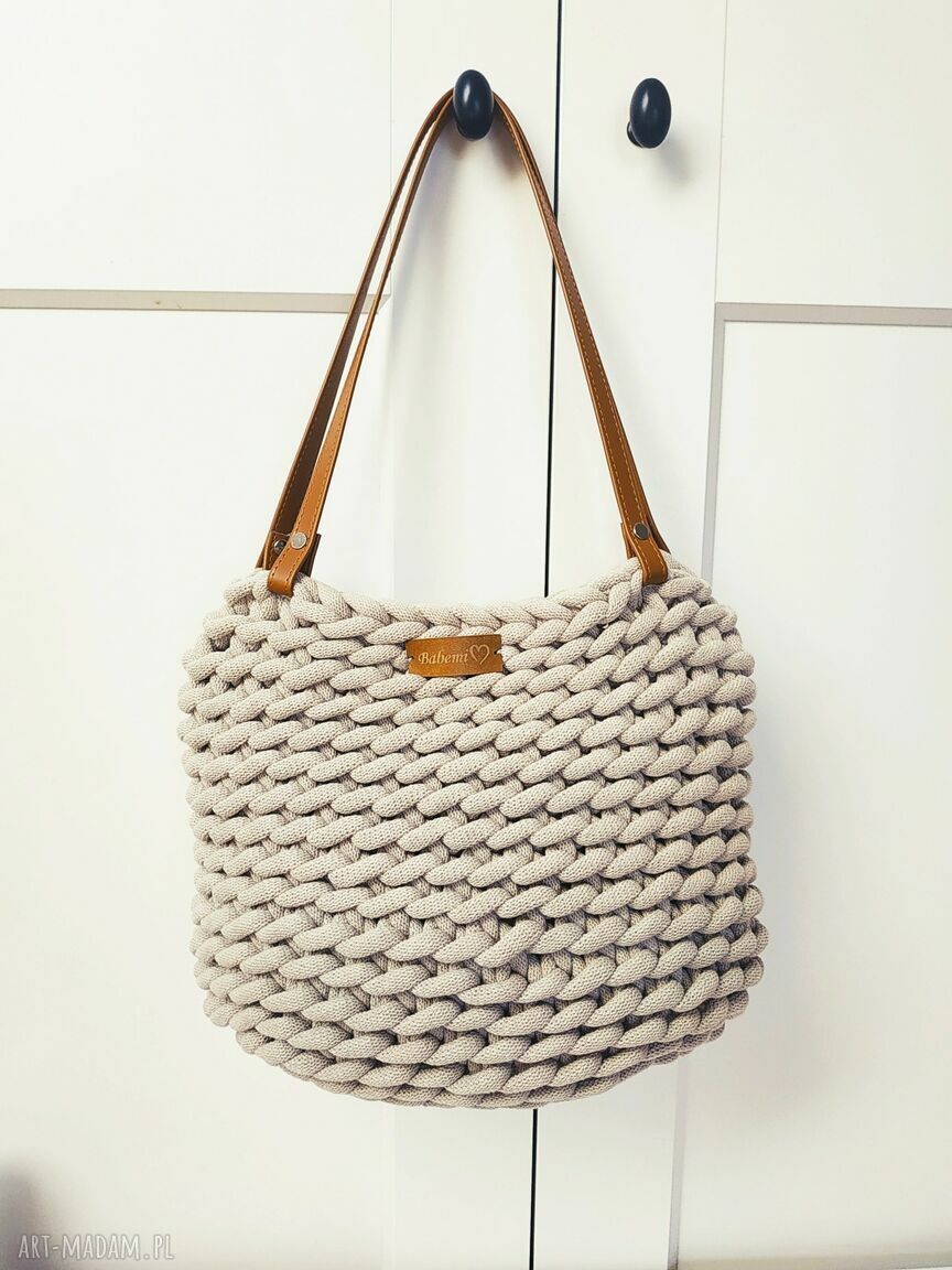 Ręcznie robiona torba Boho Weave Bag 35 cm na ramię