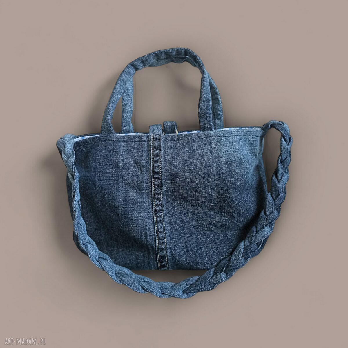 Torba na ramię Blue Collection Luiza - jeansowa, niebieska