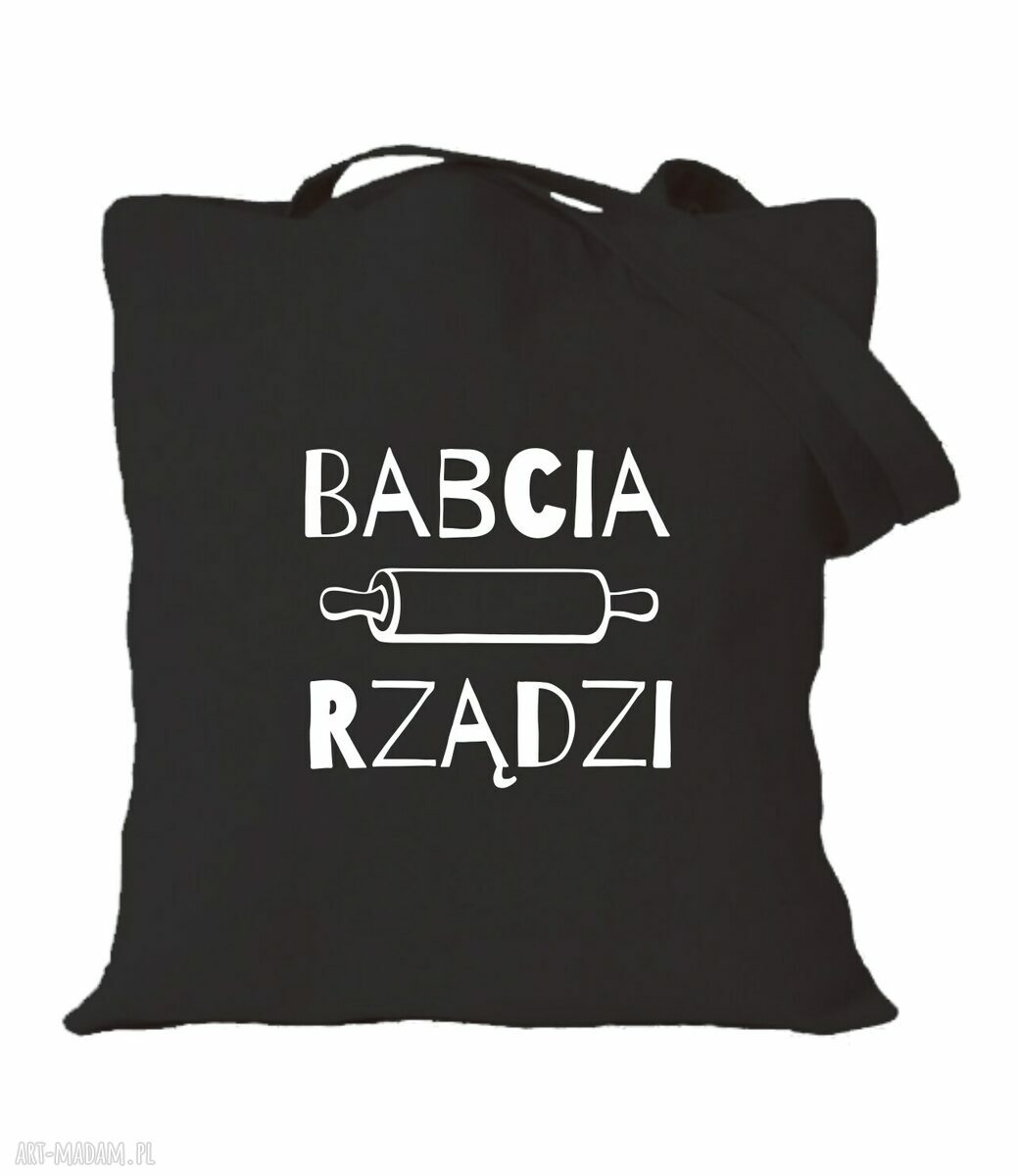 Prezent dla babci: torba z nadrukiem od wnuków