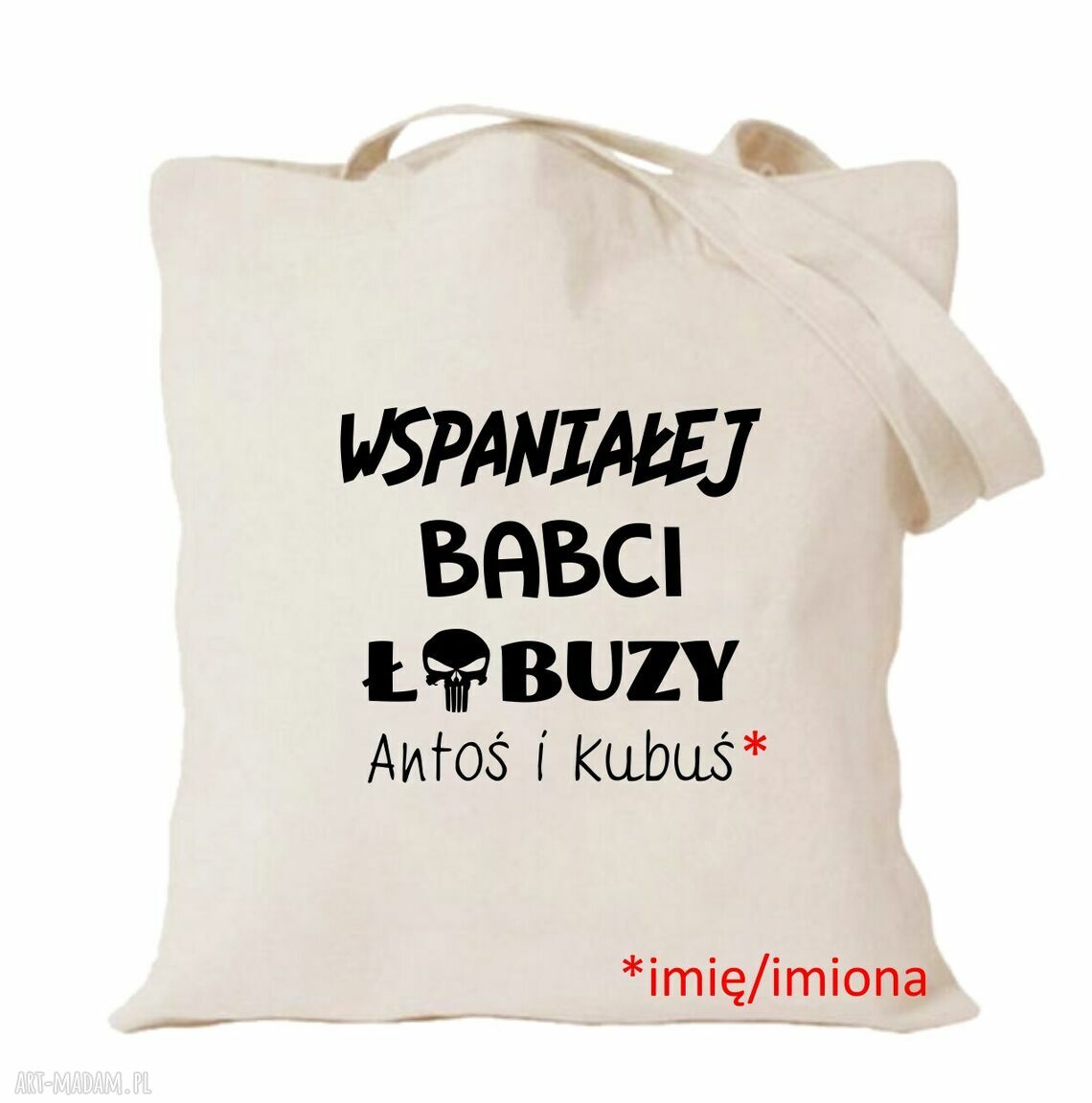 Torba z nadrukiem dla Babci - prezent od wnuków i wnuczki