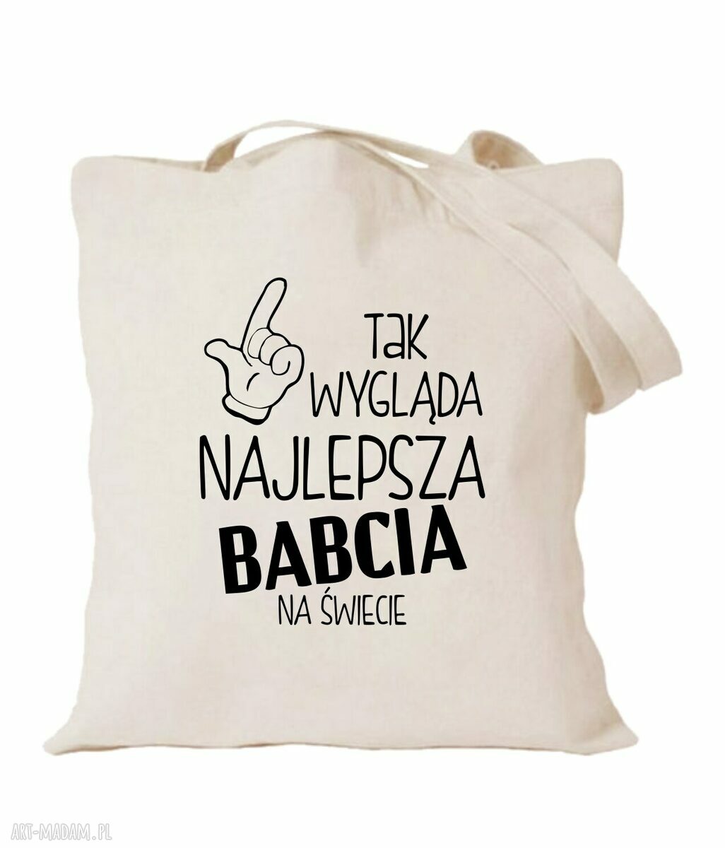 Torba z nadrukiem dla Babci - prezent od wnuków