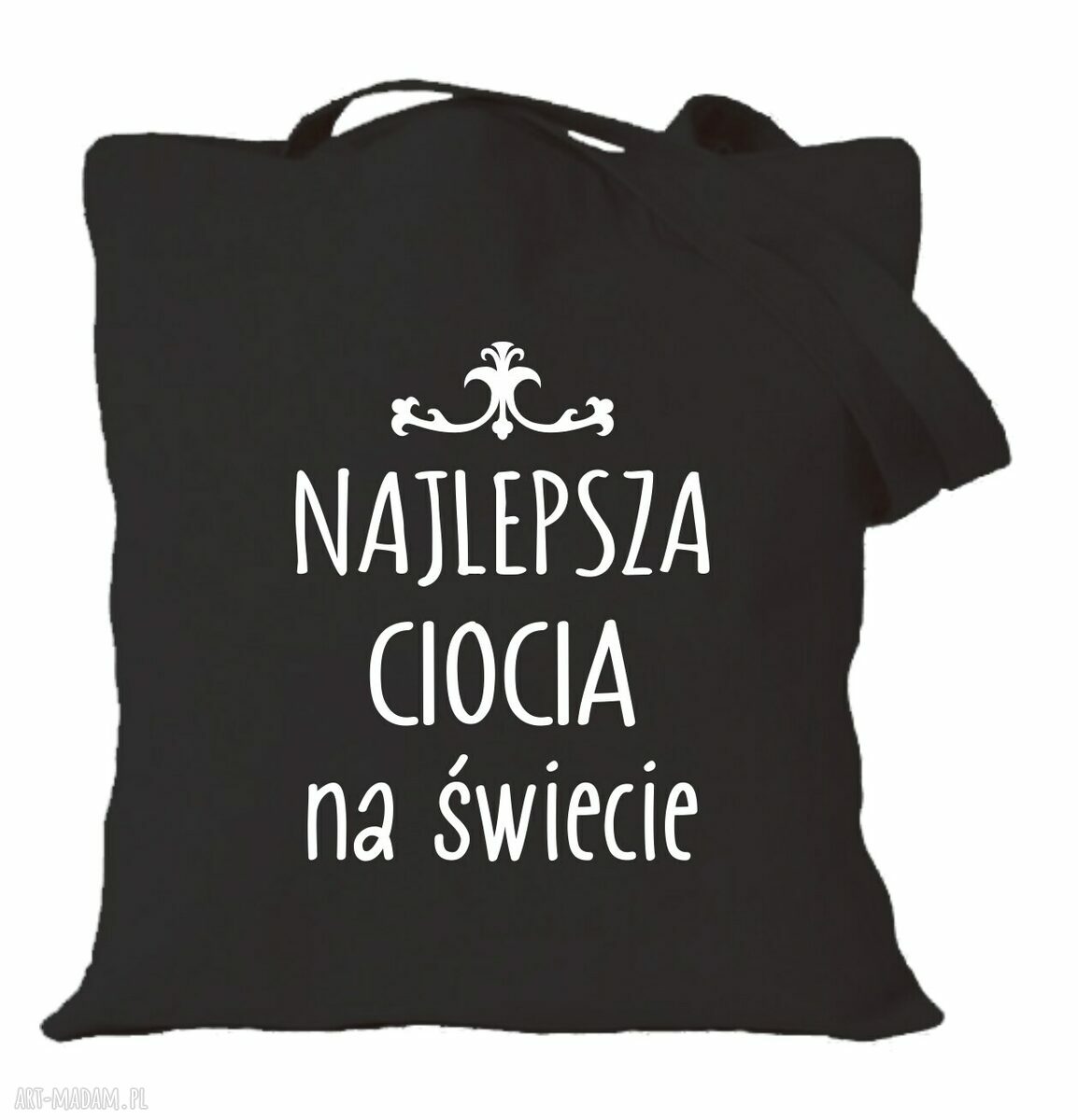 Torba bawełniana z nadrukiem dla cioci - prezent na urodziny i święta
