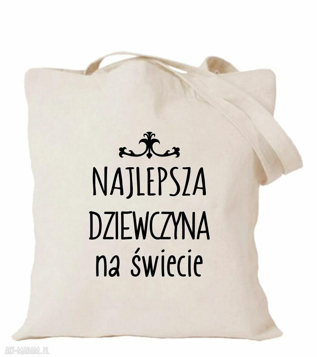 Torba z nadrukiem dla dziewczyny - prezent na urodziny i walentynki