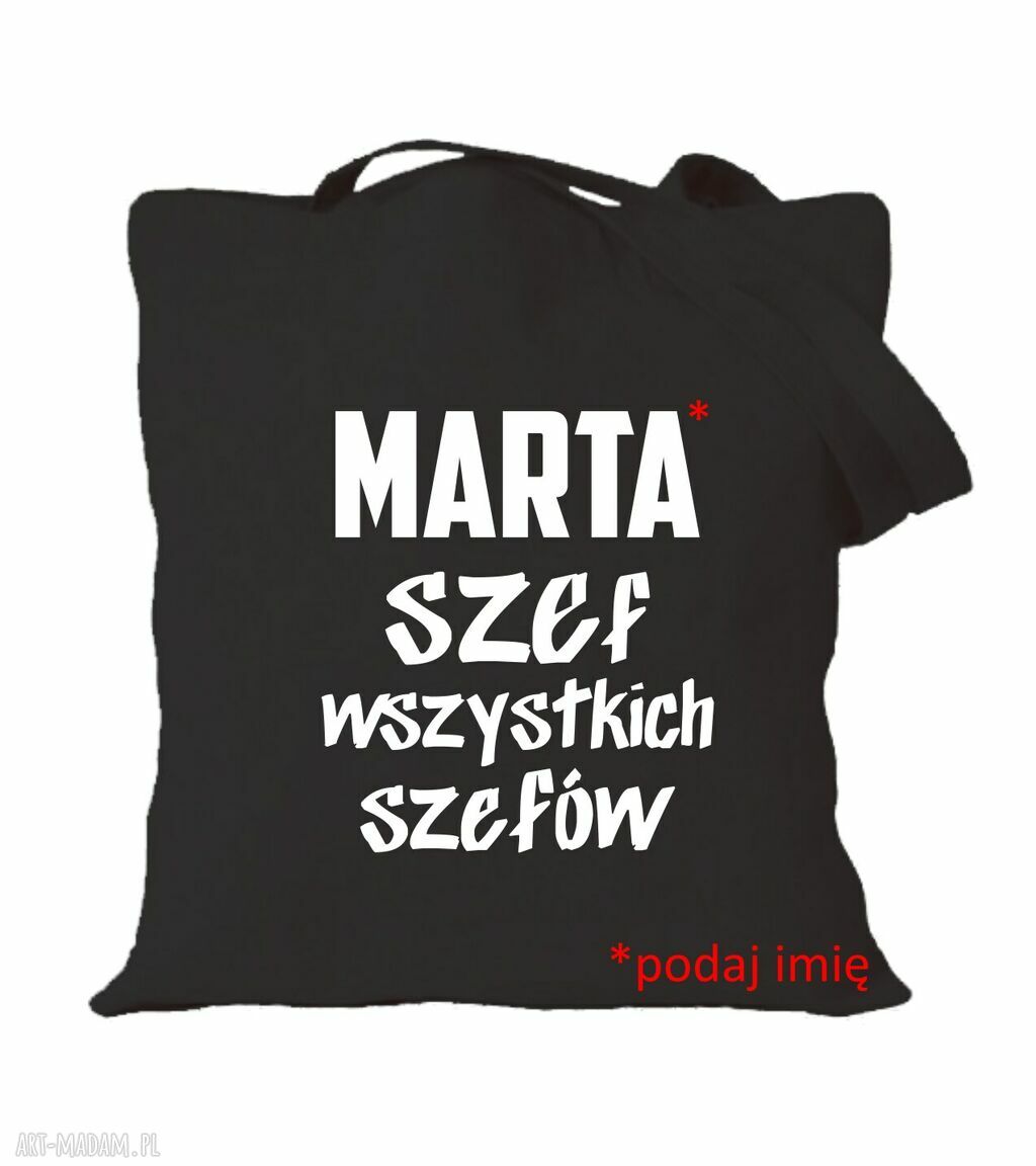 Torba z nadrukiem dla dziewczyny - prezent na urodziny i walentynki