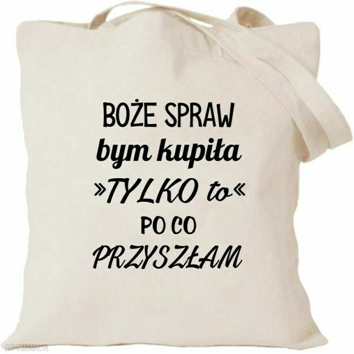 Torba z nadrukiem KORPO - bawełniana na zakupy i prezent