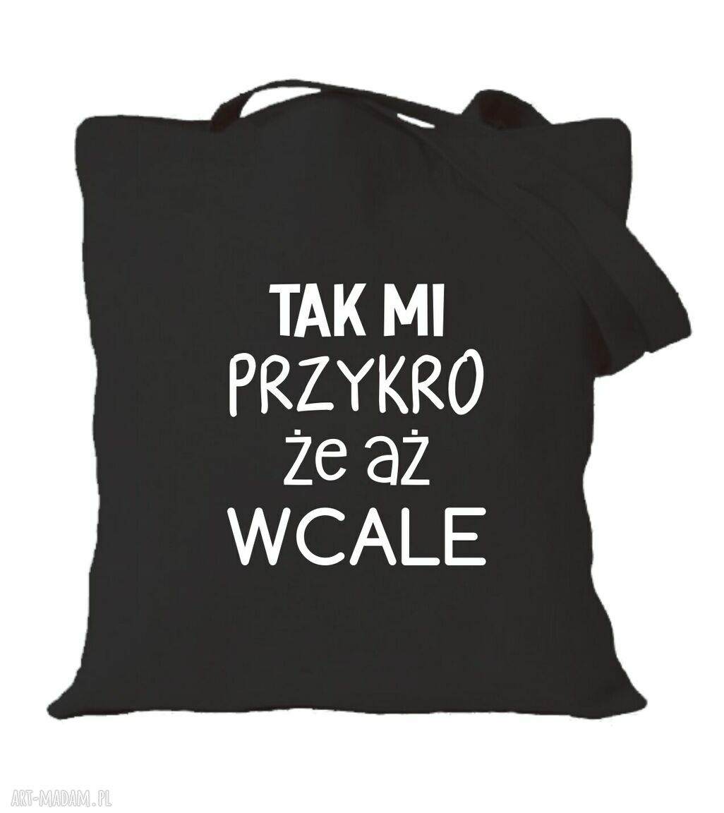 Śmieszna torba bawełniana KORPO - Mordor, biuro - do codziennych zakupów i pracy