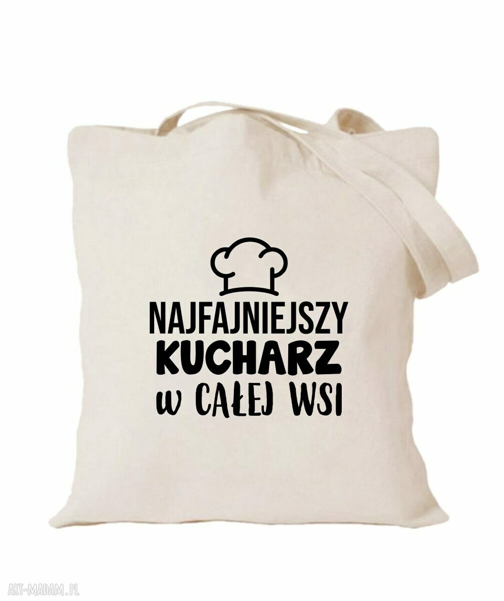 Torba z nadrukiem dla kucharza i kucharki - prezent dla szefa kuchni