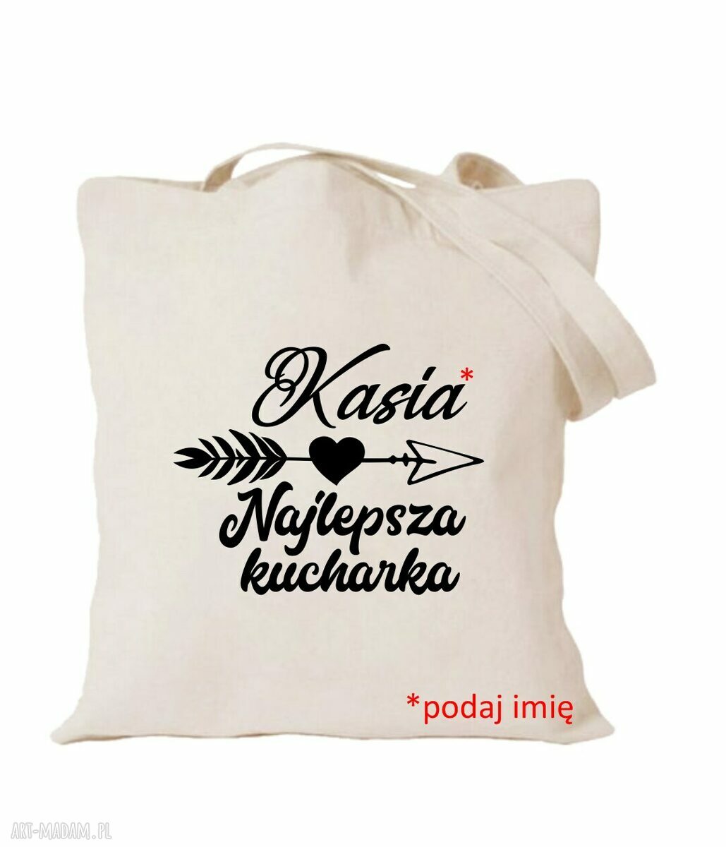 Torba bawełniana z nadrukiem dla kucharza - prezent dla najlepszej kucharki