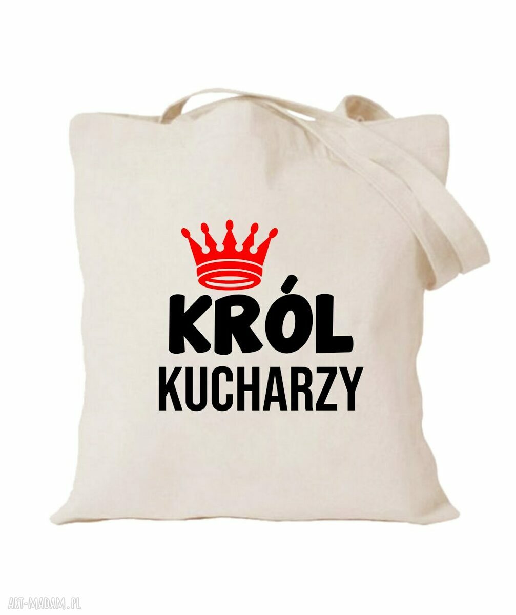 Torba bawełniana z nadrukiem - prezent dla kucharza i kucharki