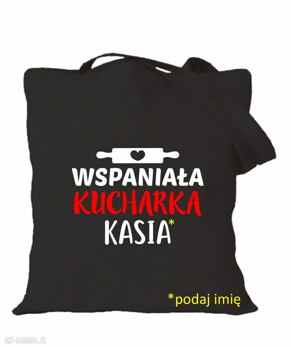 Torba z nadrukiem dla kucharki - wyjątkowy prezent dla kobiety z pasją do gotowania