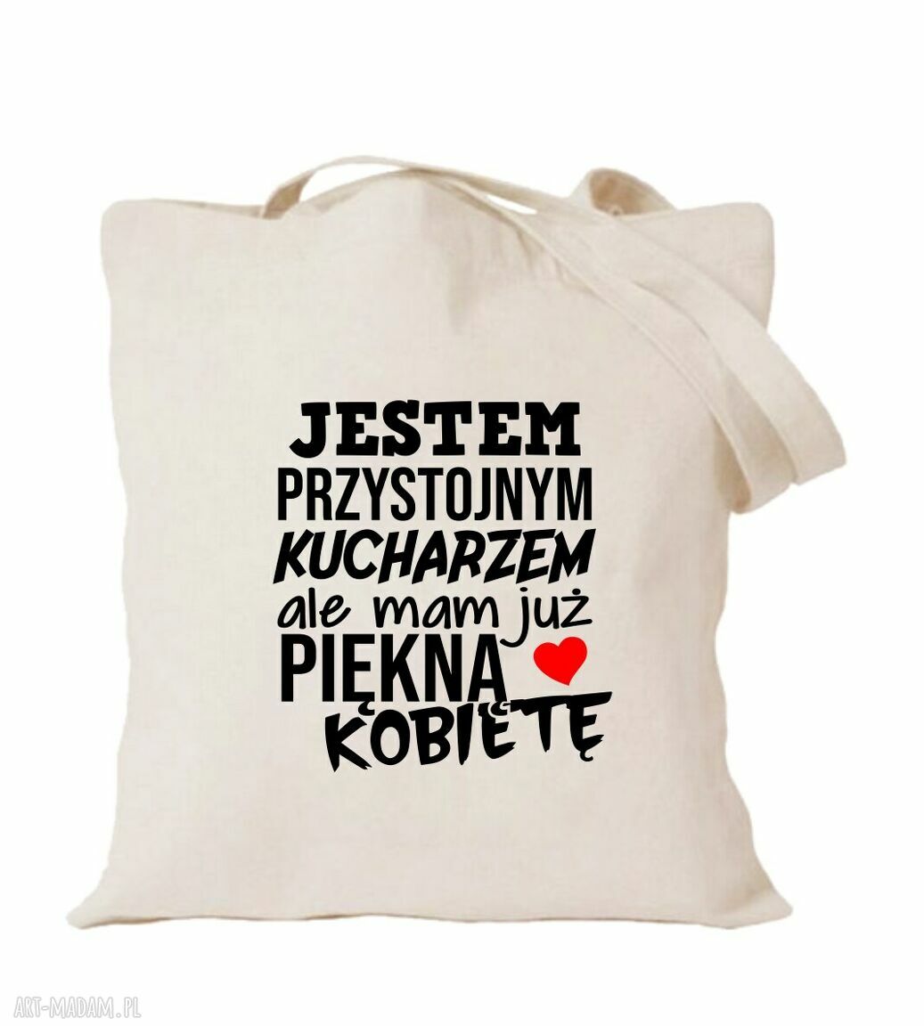 Torba z nadrukiem dla kucharza i kucharki - wyjątkowy prezent na urodziny
