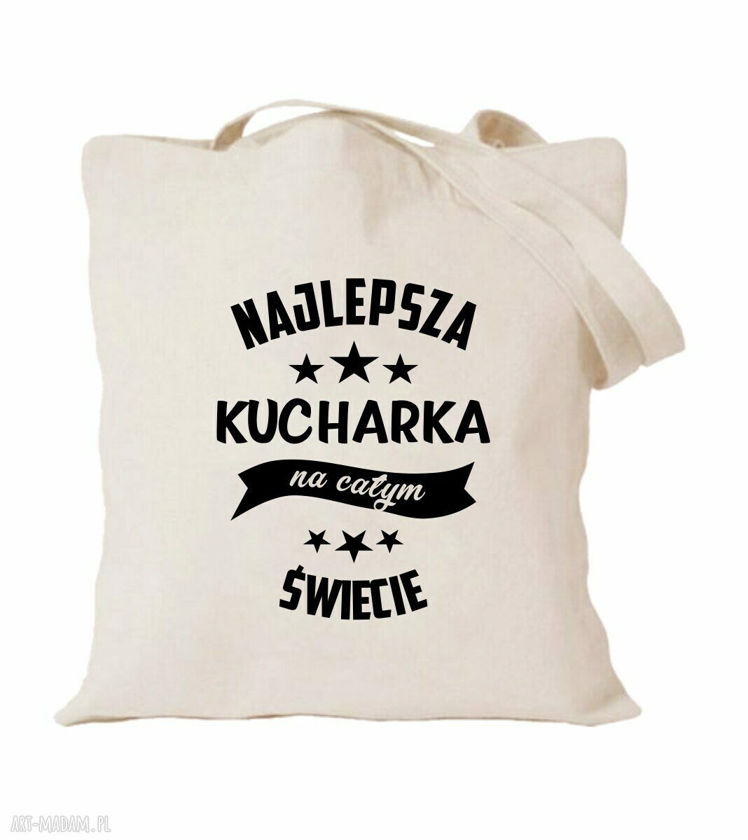 Torba bawełniana z nadrukiem dla kucharki - najlepszy prezent na urodziny i do kuchni