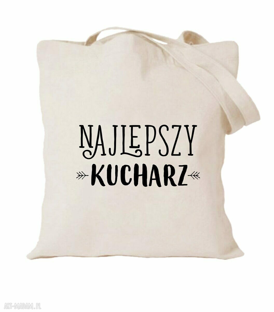 Torba bawełniana z nadrukiem dla kucharza i kucharki - prezent dla najlepszej kucharki