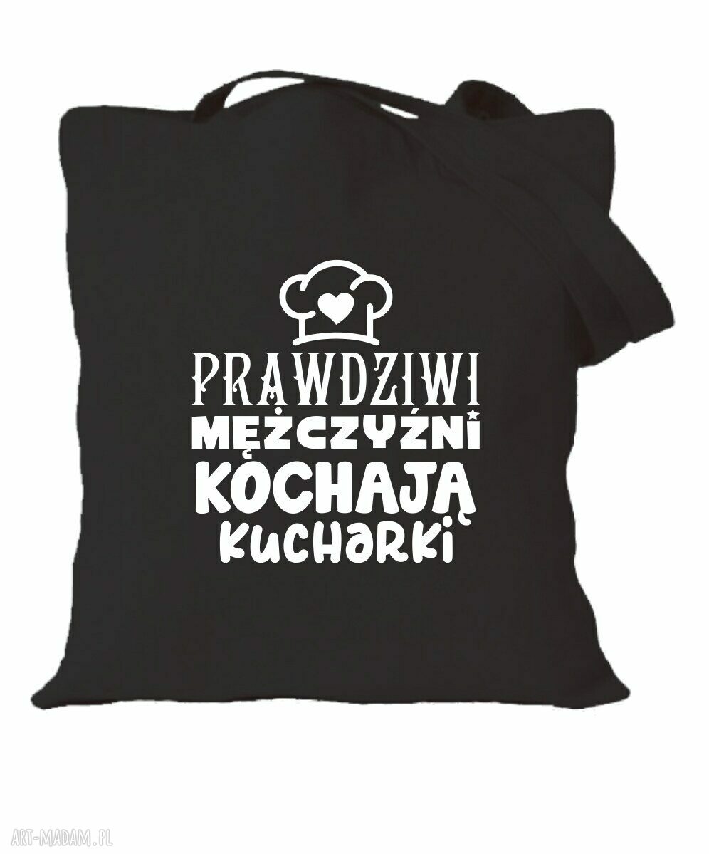 Torba bawełniana z nadrukiem dla kucharza i kucharki - prezent na urodziny