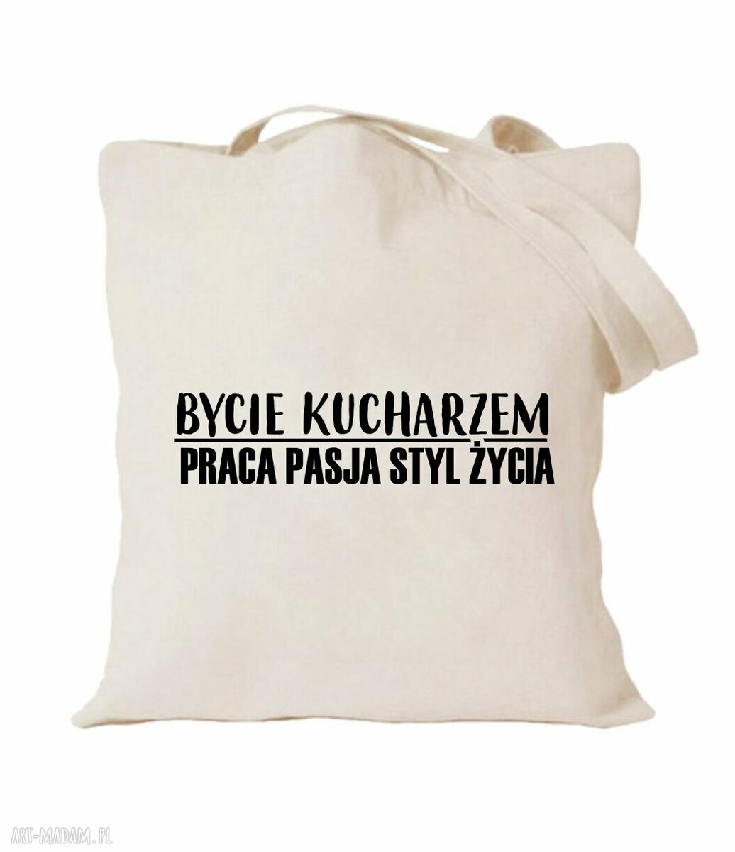 Torba bawełniana z nadrukiem dla kucharza - prezent, który zachwyca kucharkę i szefa kuchni