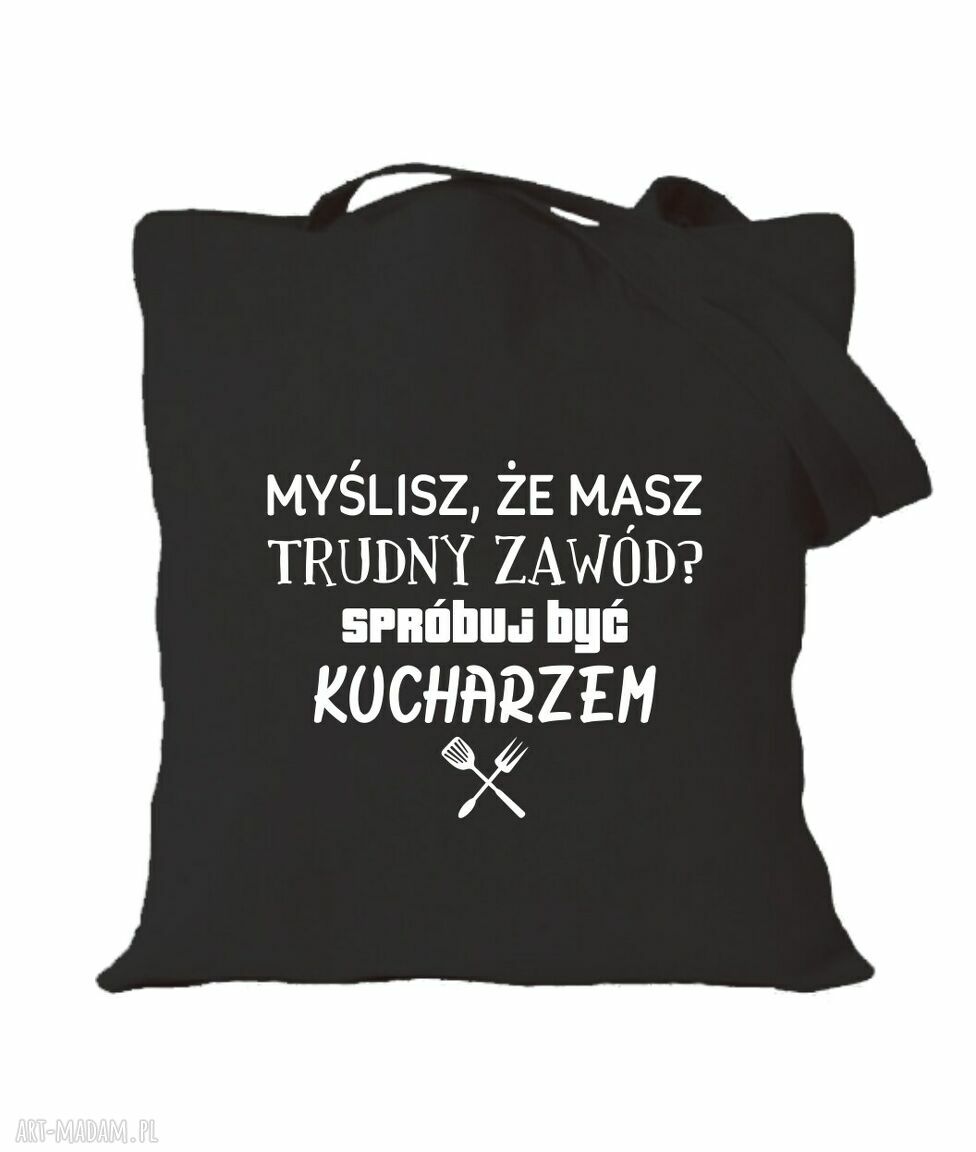 Torba z nadrukiem dla kucharki - prezent najlepsza kucharka