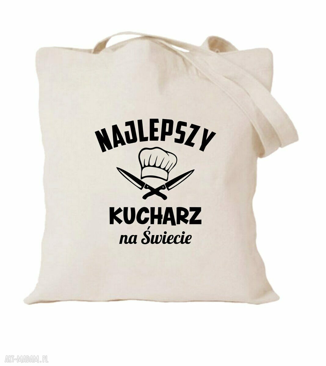 Torba bawełniana z nadrukiem - prezent dla kucharki, kucharza i kelnerki