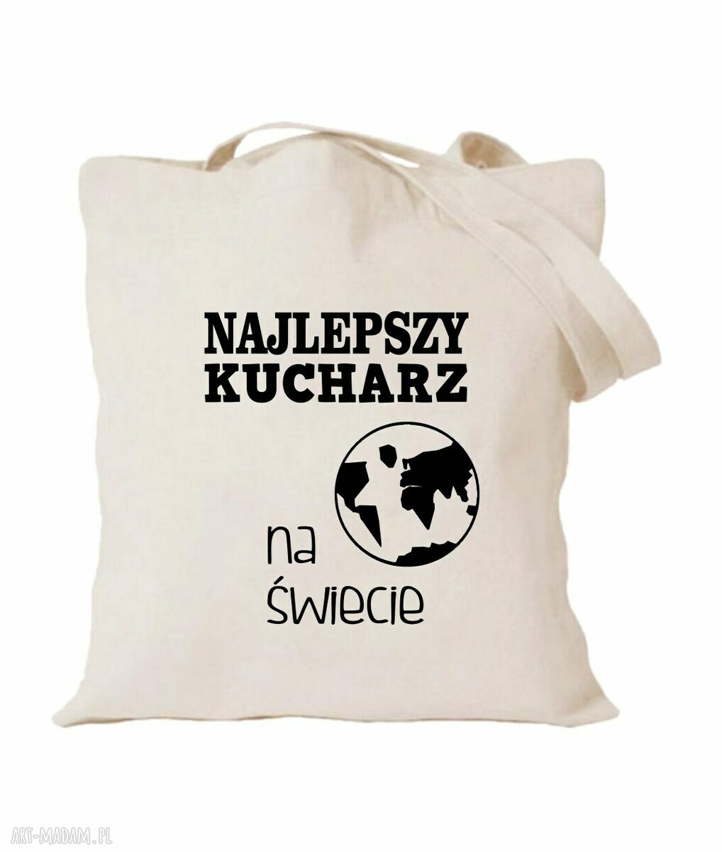 Torba bawełniana z nadrukiem dla kucharki - praktyczny prezent z charakterem