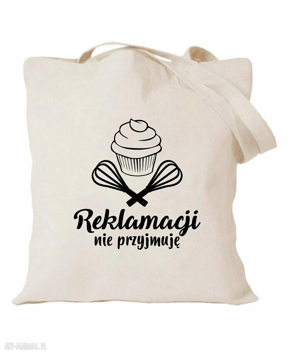Torba z nadrukiem dla kucharza lub kucharki - prezent handmade