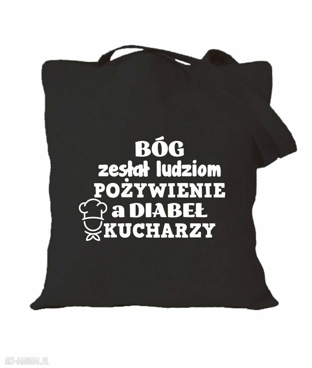 Torba z nadrukiem dla kucharza i kucharki - prezent chef