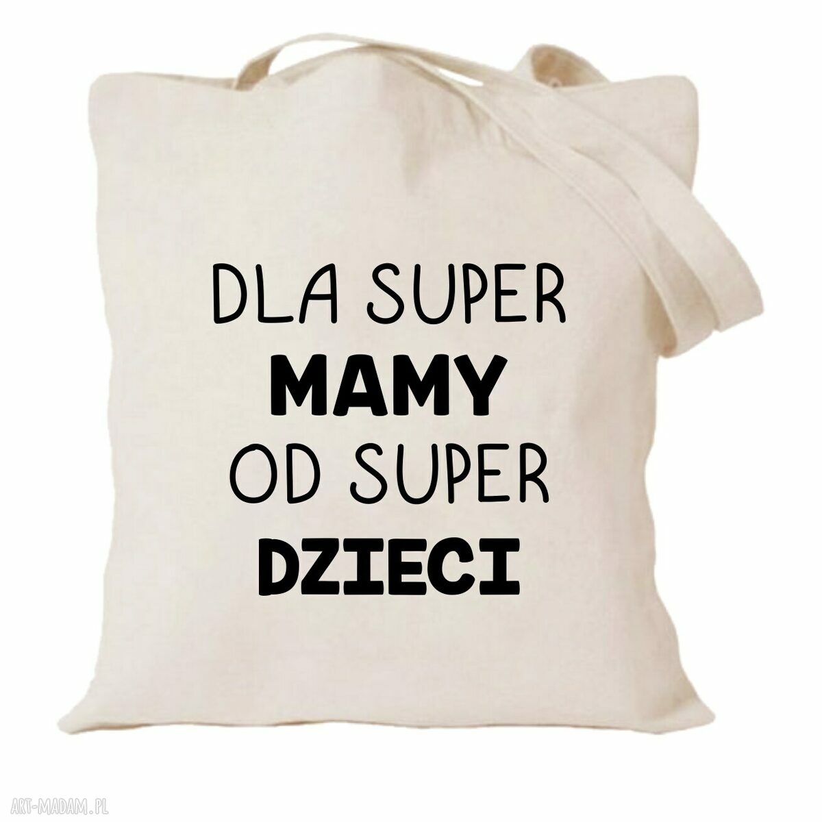 Torba bawełniana z nadrukiem dla Mamy - prezent na Dzień Matki i urodziny