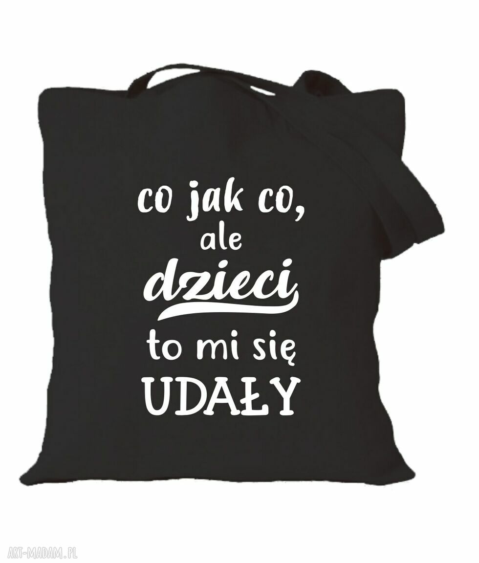 Torba bawełniana z nadrukiem dla mamy - prezent na Dzień Matki i na urodziny
