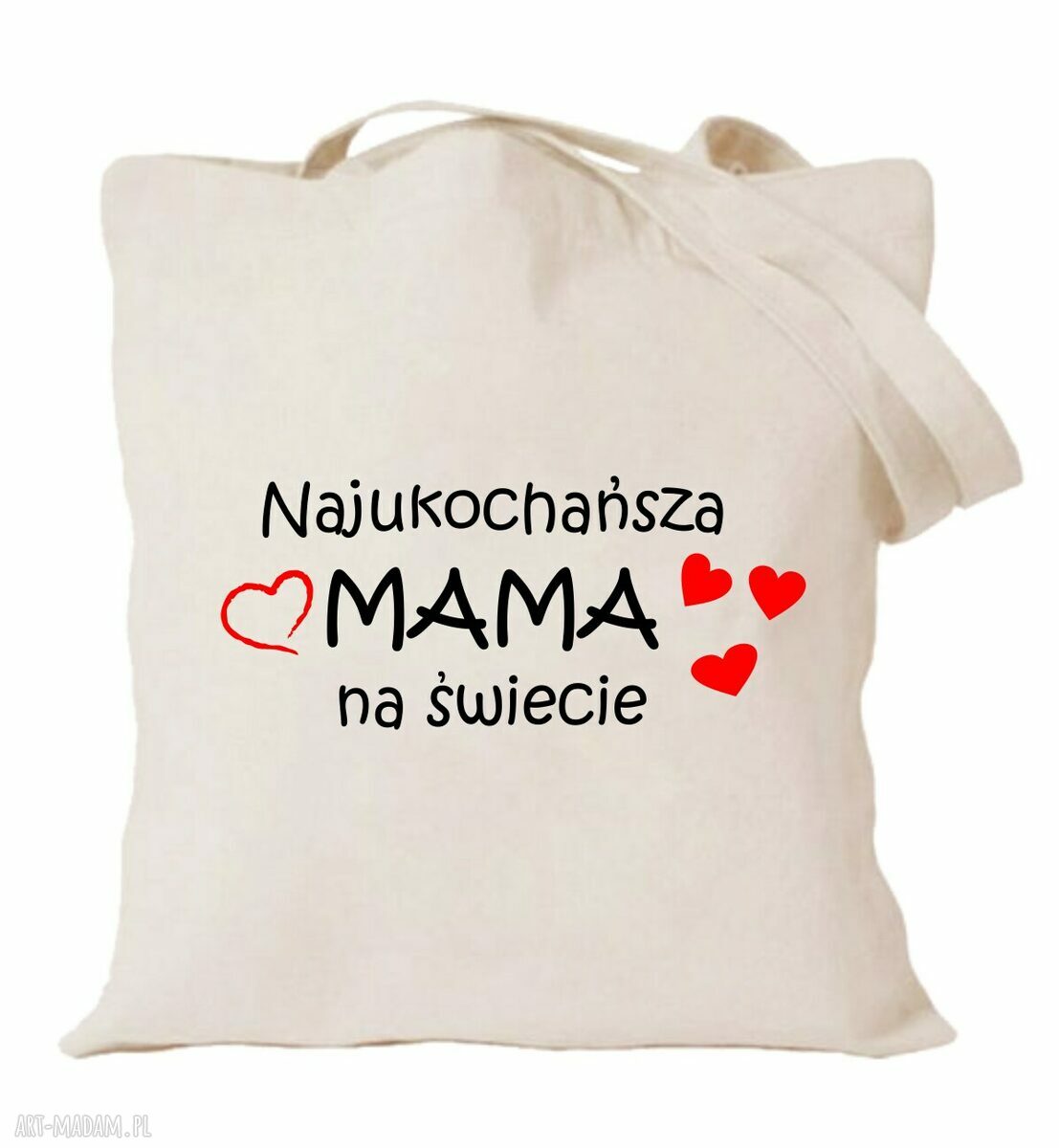 Torba z nadrukiem dla mamy - prezent na Dzień Matki i urodziny