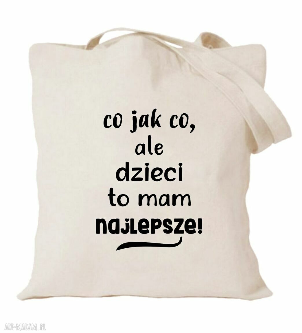 Prezent dla mamy - torba z nadrukiem na urodziny i Dzień Matki