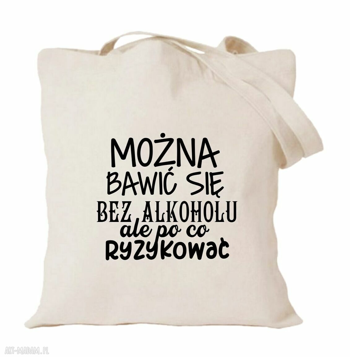 Torba bawełniana z okolicznościowym nadrukiem na urodziny, imieniny i rocznicę