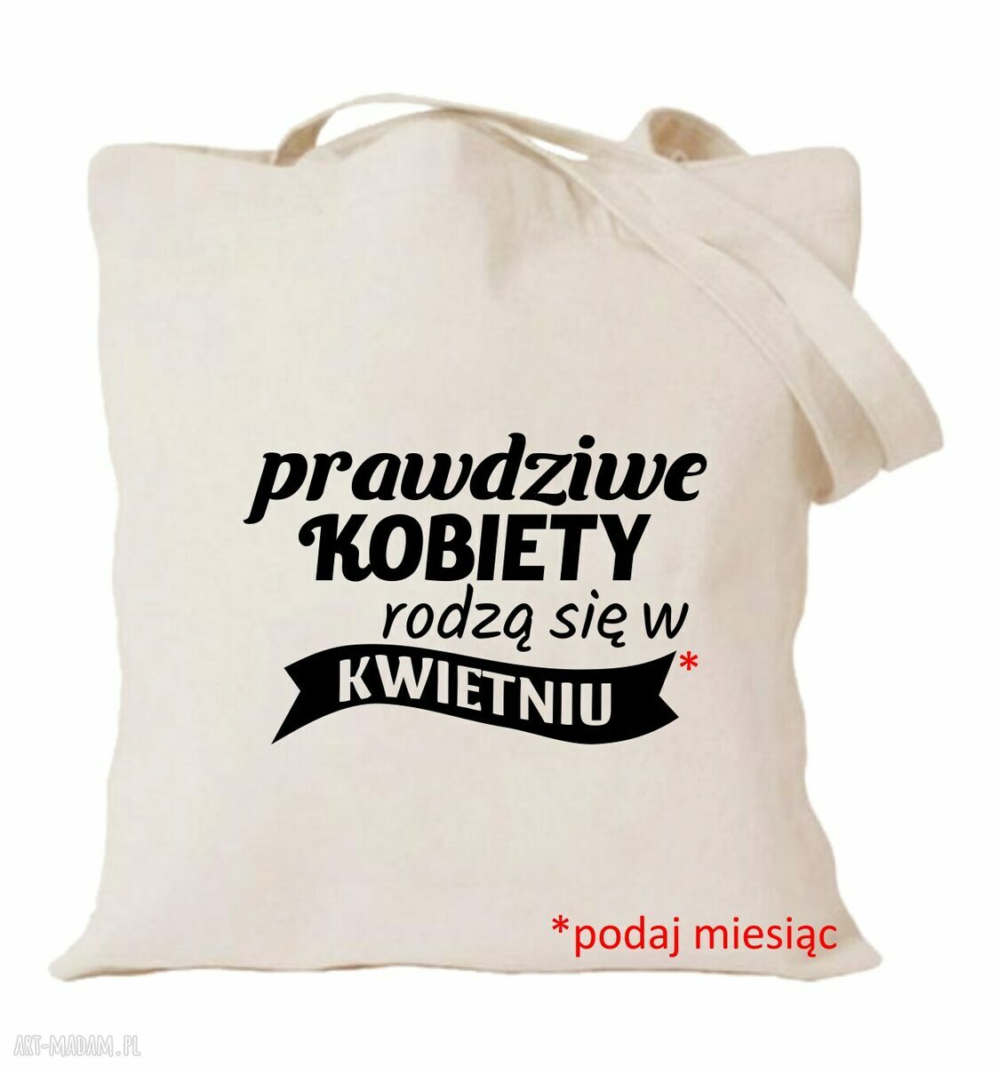 Torba z nadrukiem na urodziny, imieniny i rocznicę - liczba lat
