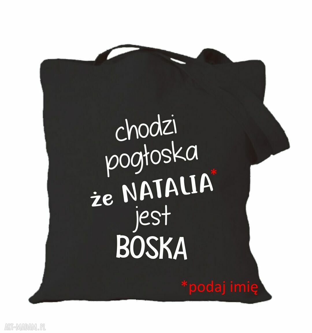 Torba z nadrukiem dla narzeczonej, przyszłej żony - prezent na Walentynki i urodziny