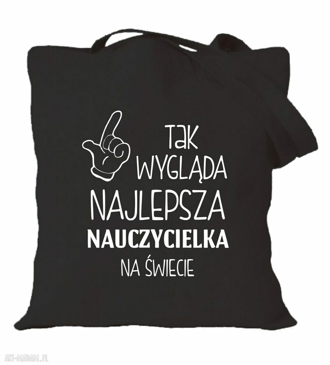 Torba bawełniana z nadrukiem dla nauczycielki i wychowawczyni