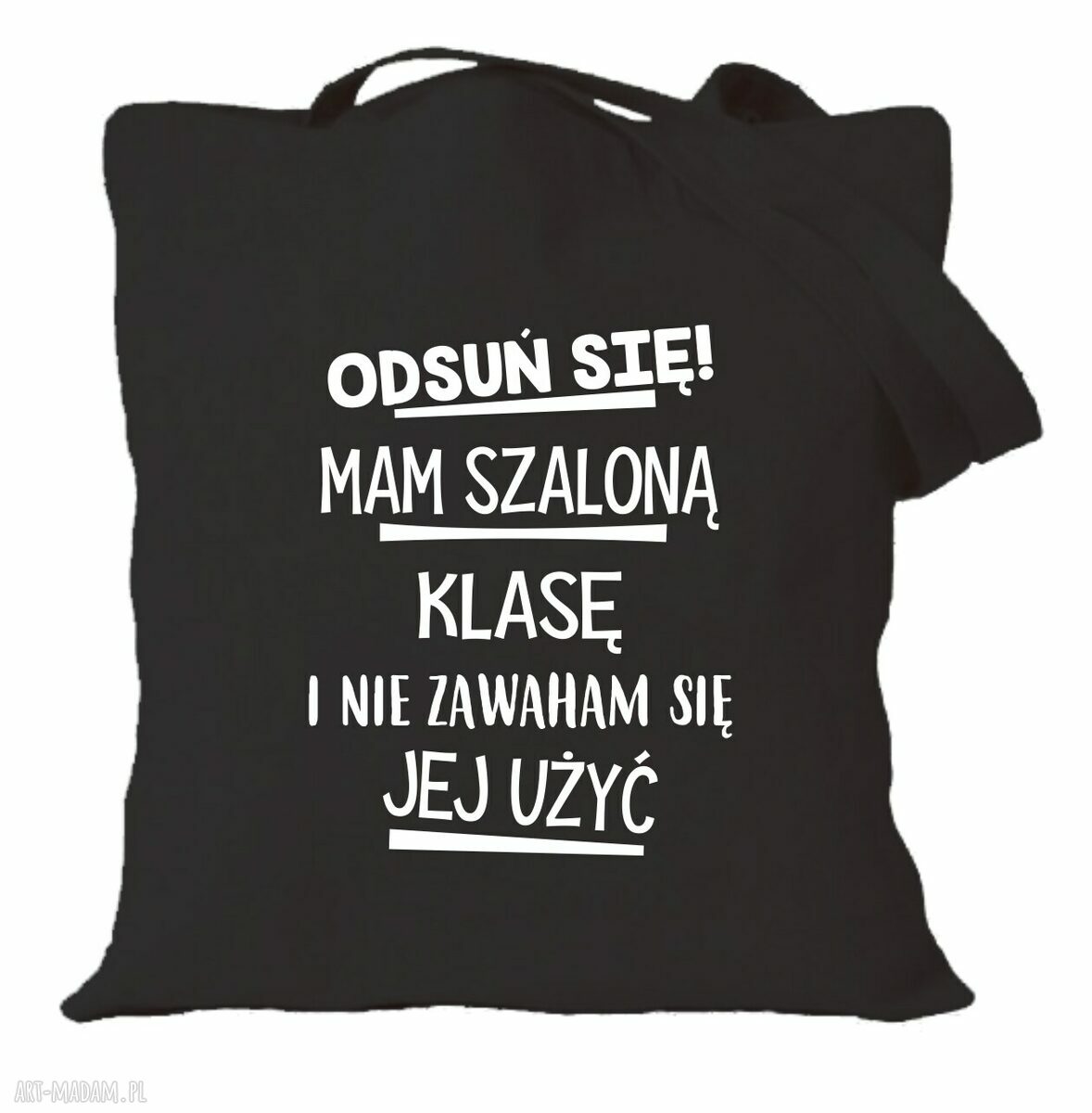 Torba bawełniana z nadrukiem dla nauczycielki i wychowawczyni - prezent na Dzień Nauczyciela