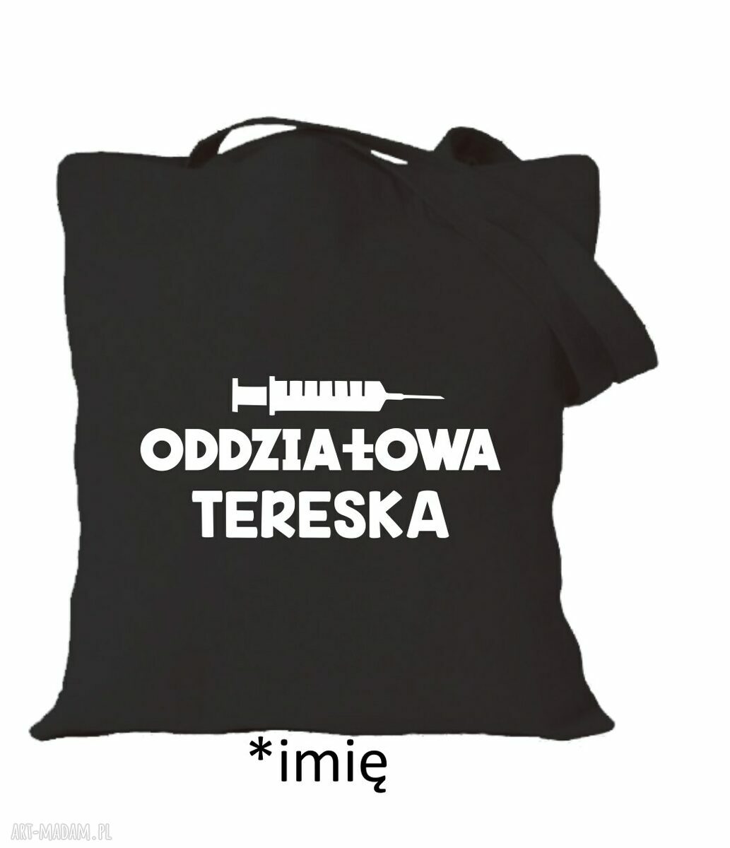 Torba z nadrukiem dla pielęgniarki - prezent na urodziny, imieniny i święta