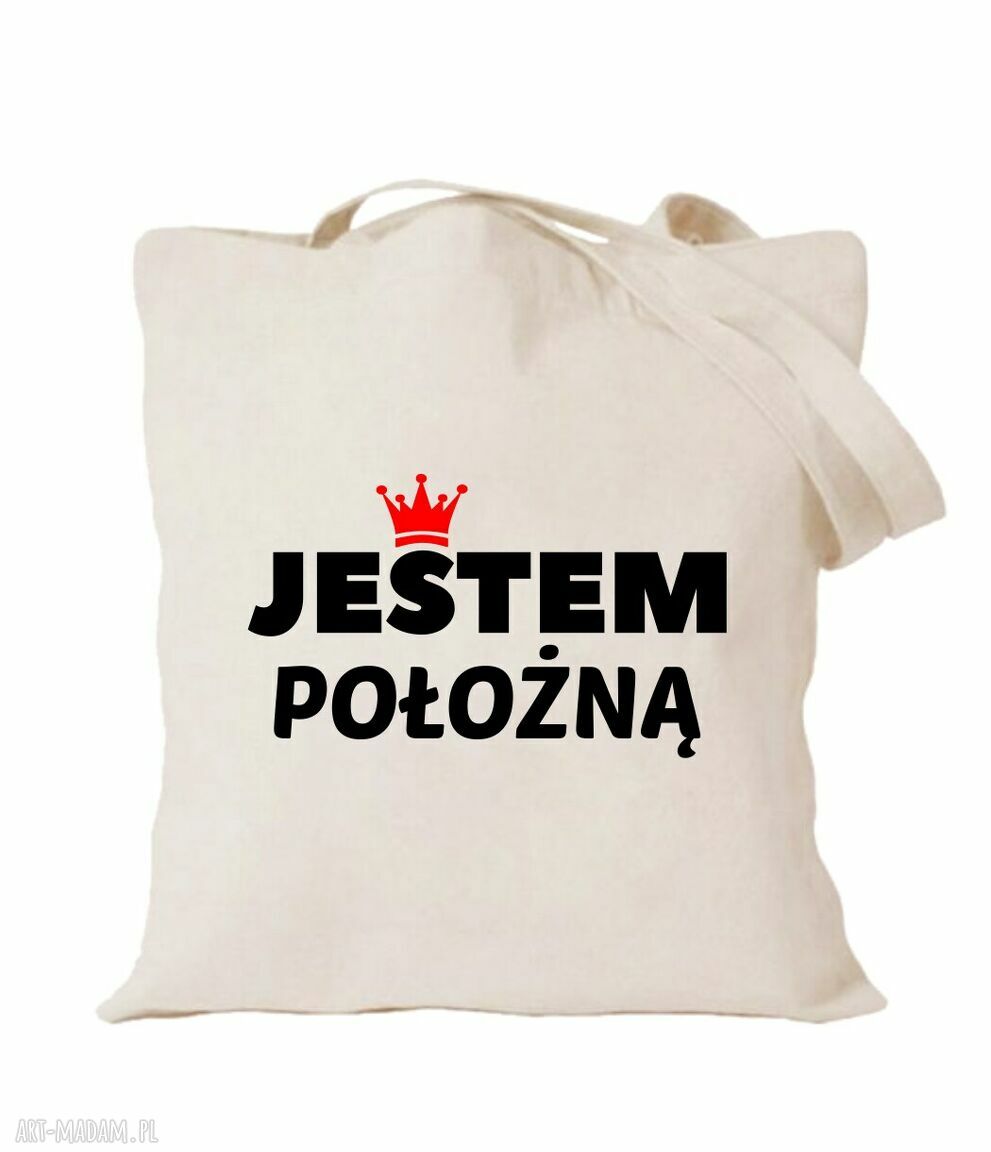 Torba bawełniana z nadrukiem szpital - prezent dla pielęgniarki