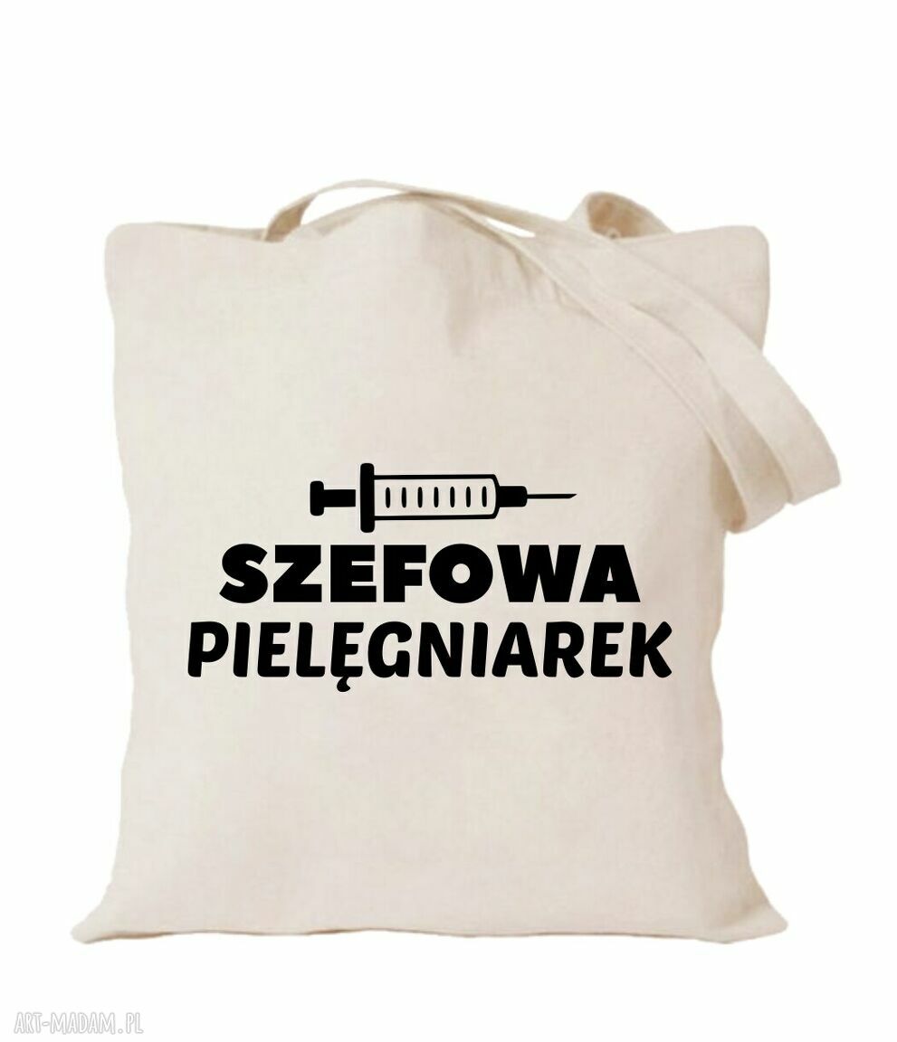 Torba z nadrukiem dla pielęgniarki - prezent dla najlepszej oddziałowej i położnej