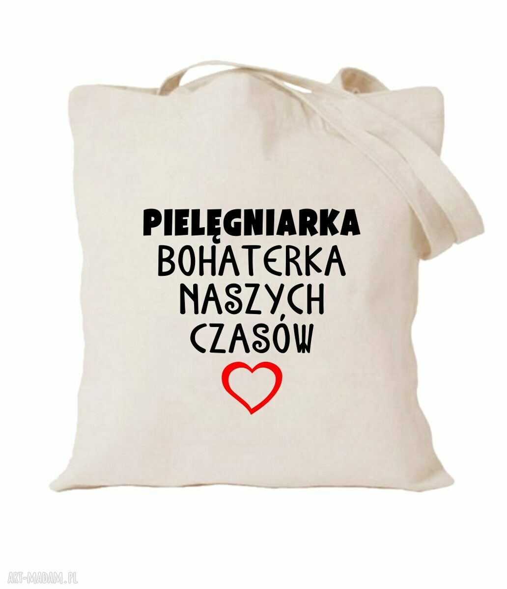 Torba z nadrukiem dla pielęgniarki - prezent dla najlepszej oddziałowej i położnej