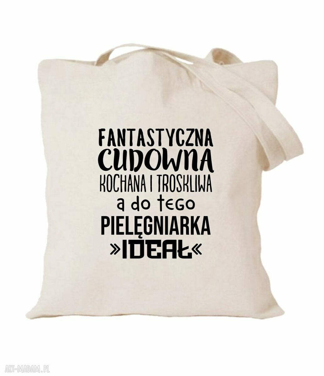 Torba bawełniana z nadrukiem szpital - prezent dla pielęgniarki, położnej i oddziałowej