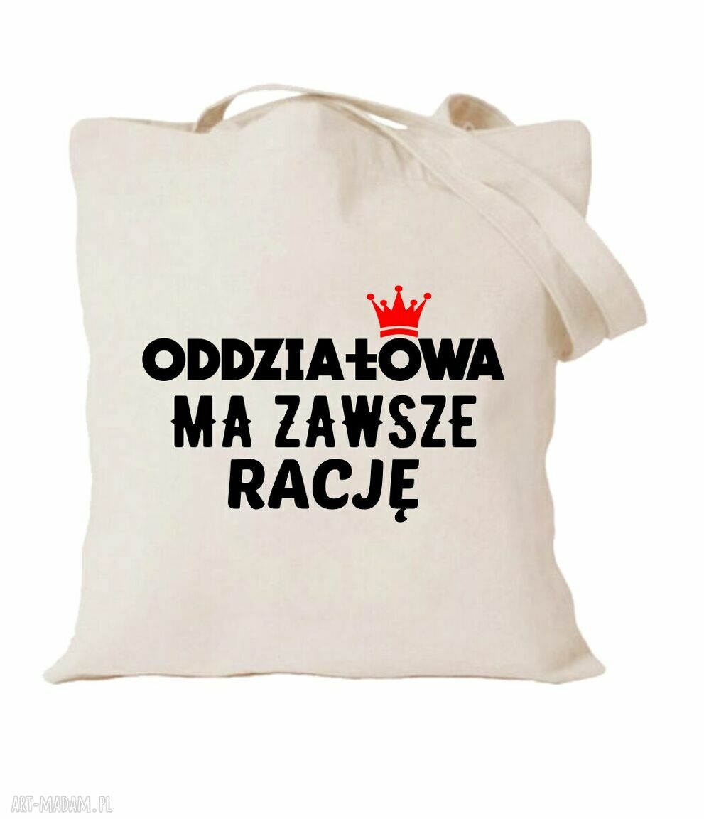 Torba z nadrukiem dla pielęgniarki - prezent najlepsza pielęgniarka i położna