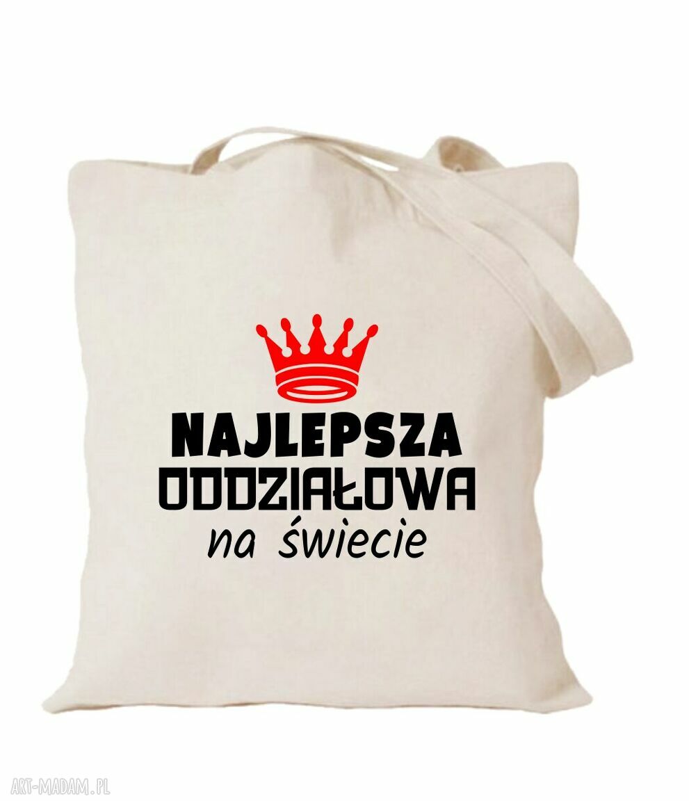 Torba z nadrukiem dla pielęgniarki - prezent dla najlepszej oddziałowej lub położnej