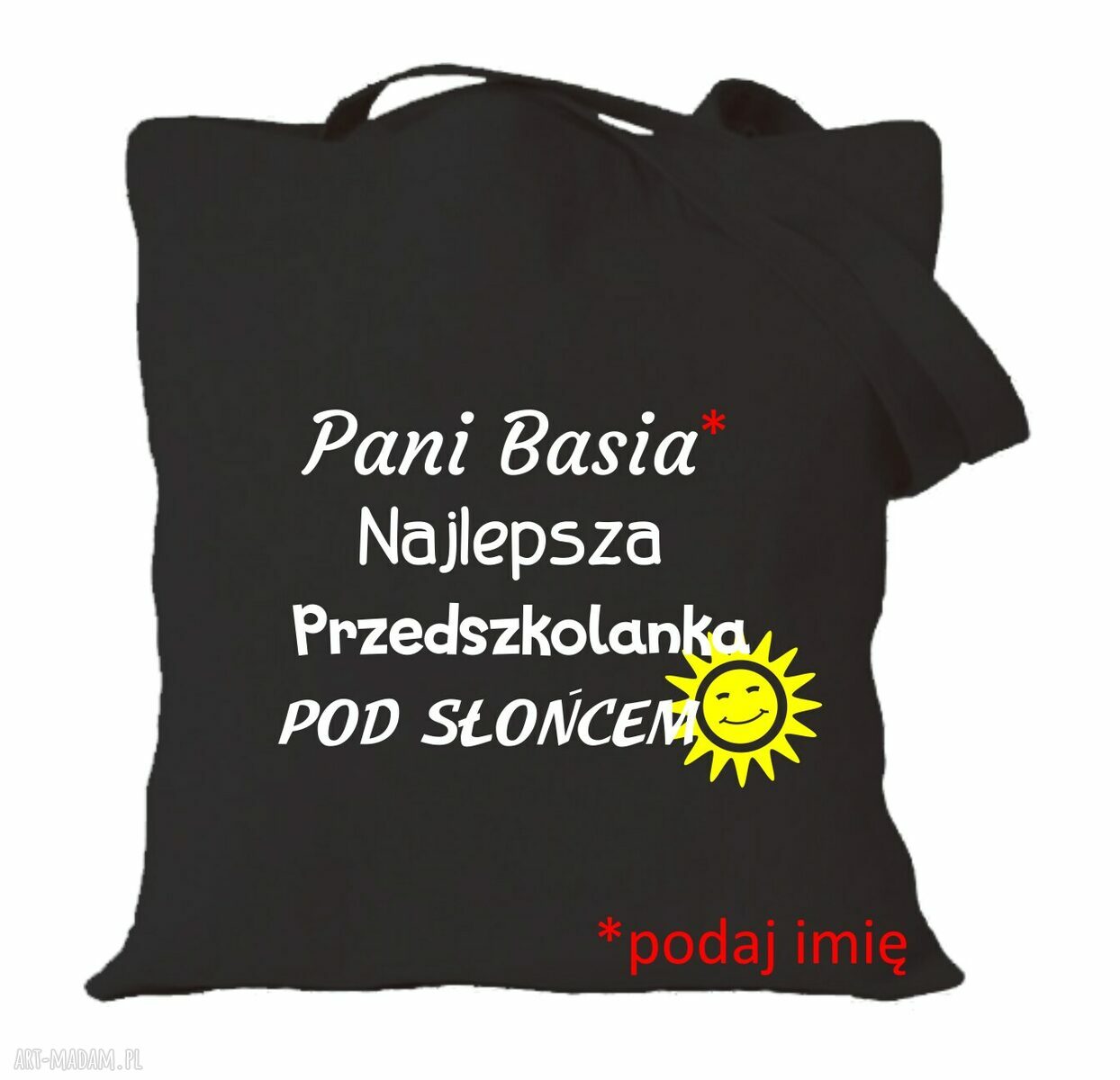 Torba z nadrukiem dla przedszkolanki - prezent na zakończenie roku