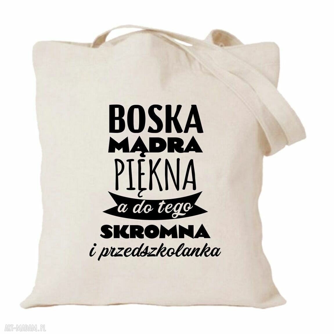 Torba z nadrukiem dla przedszkolanki - prezent na zakończenie roku i Dzień Edukacji