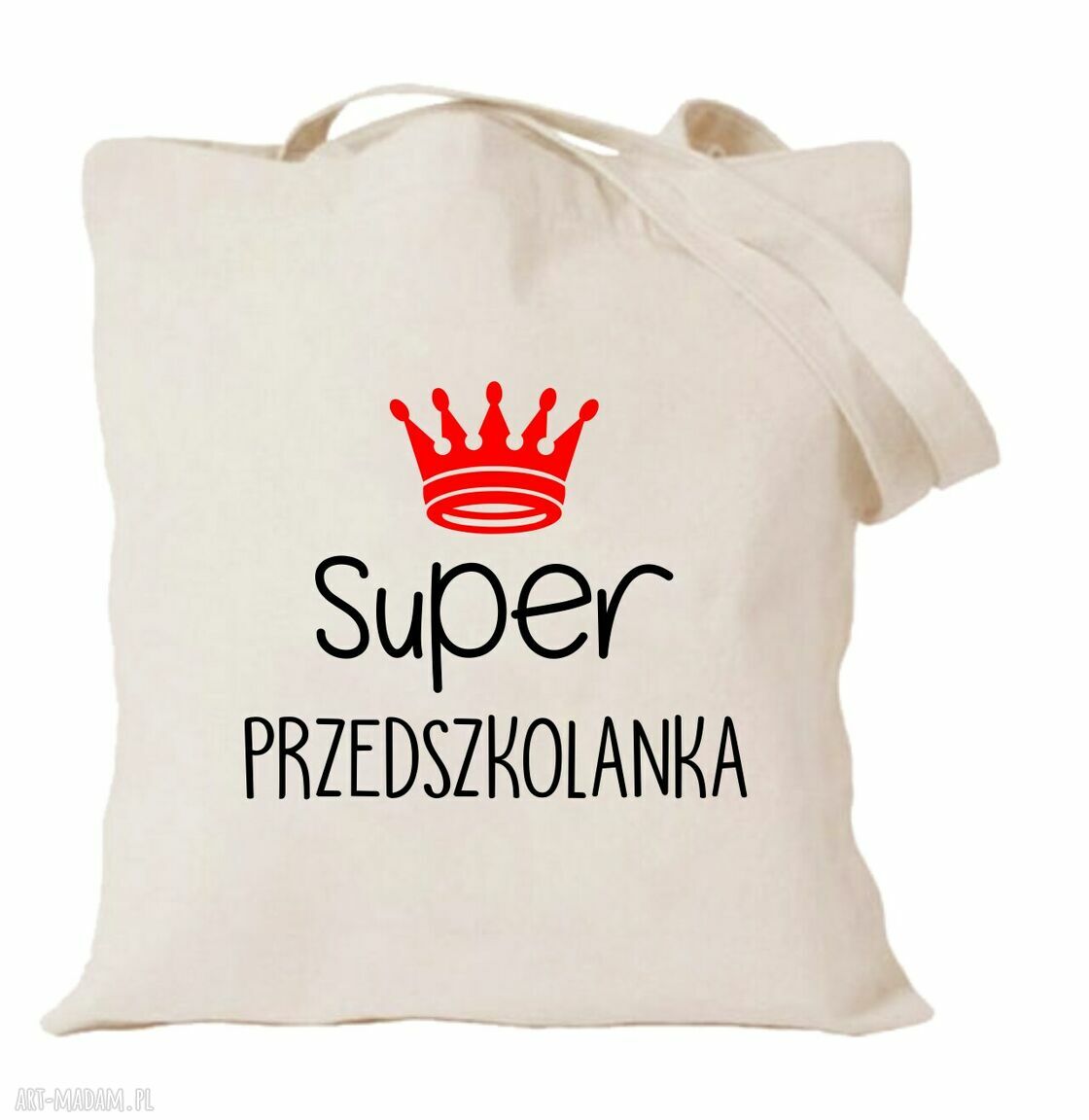 Torba bawełniana z nadrukiem dla przedszkolanki - prezent od przedszkolaków