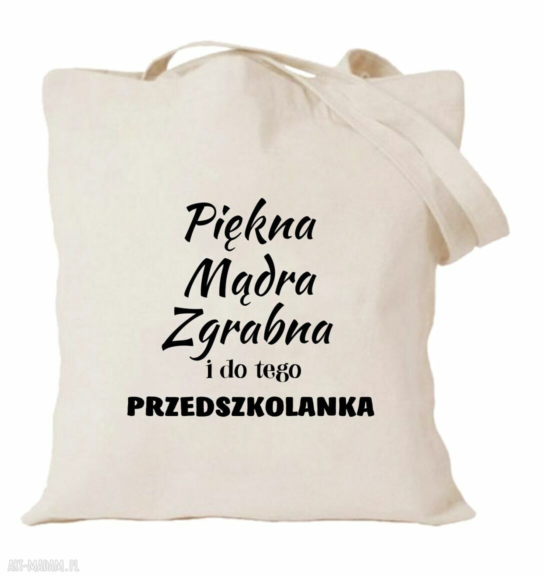 Torba z nadrukiem dla przedszkolanki - prezent na zakończenie roku, Dzień Edukacji i Dzień Nauczyciela