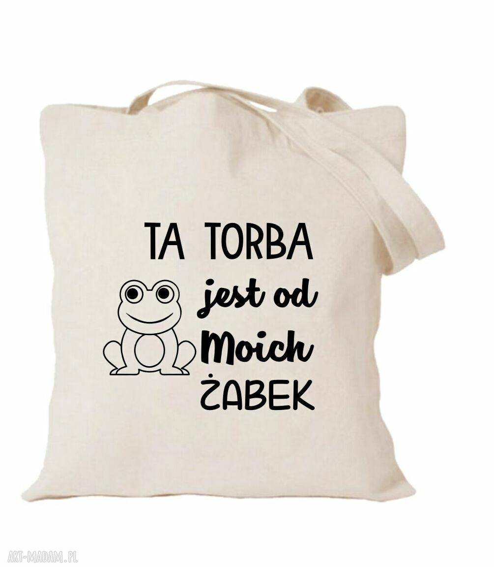 Torba bawełniana z nadrukiem nazwy grupy dla przedszkolanki - prezent na zakończenie roku