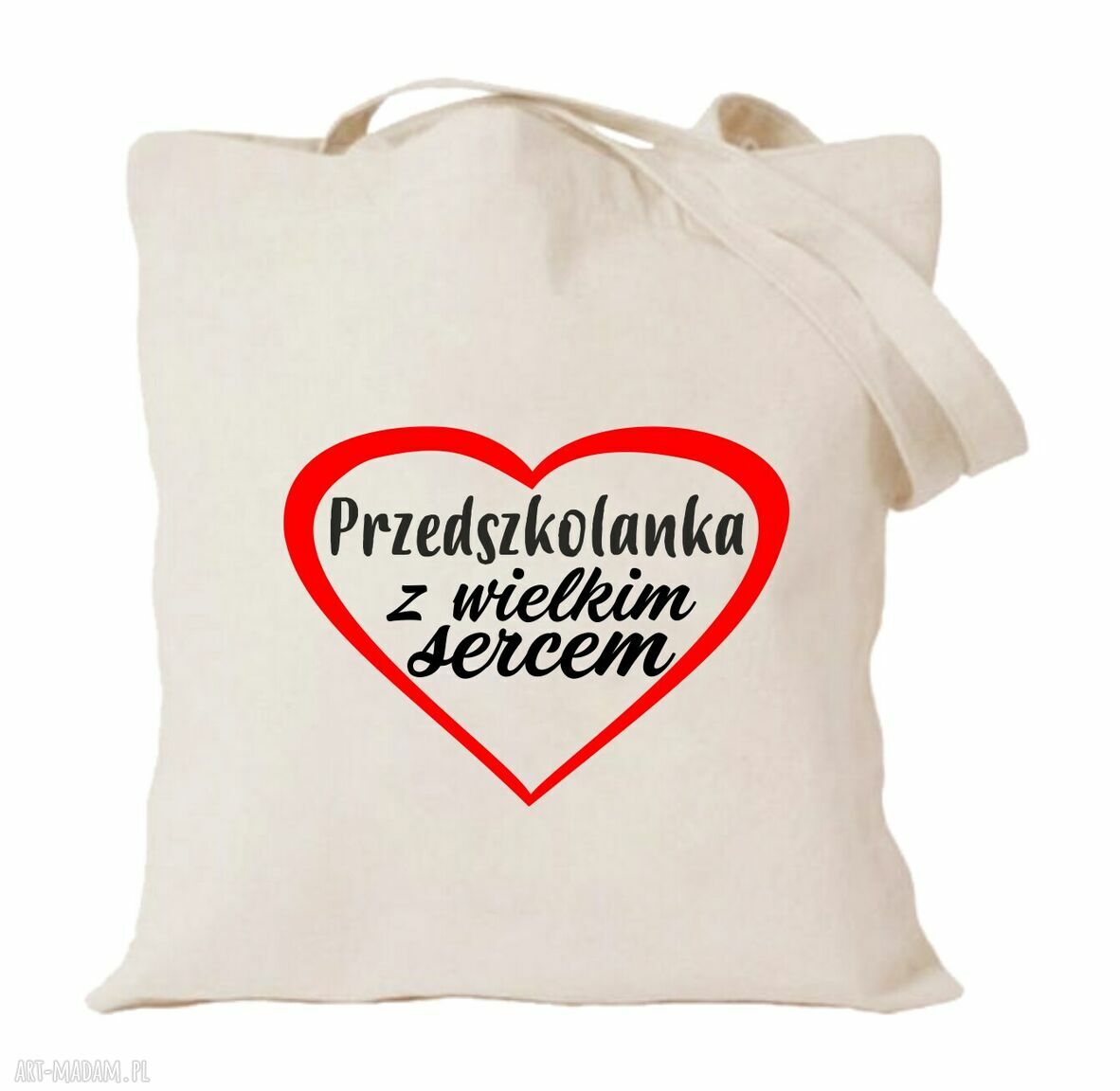 Torba z nadrukiem dla przedszkolanki - prezent na zakończenie roku, Dzień Edukacji i od przedszkolaków