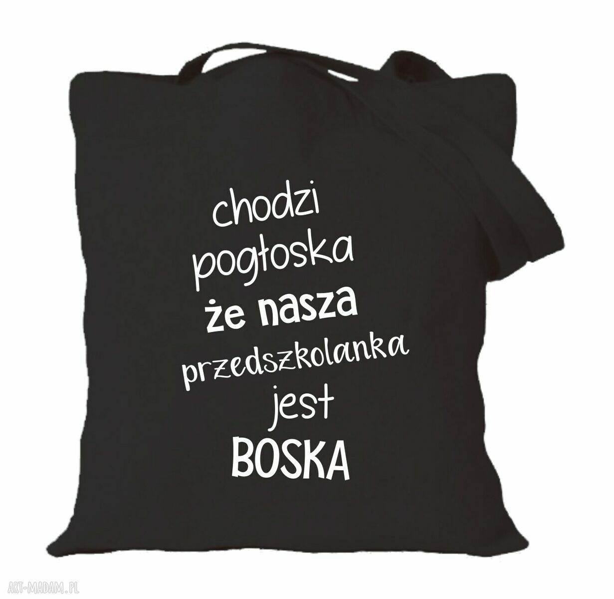 Torba z nadrukiem dla przedszkolanki - prezent od przedszkolaków