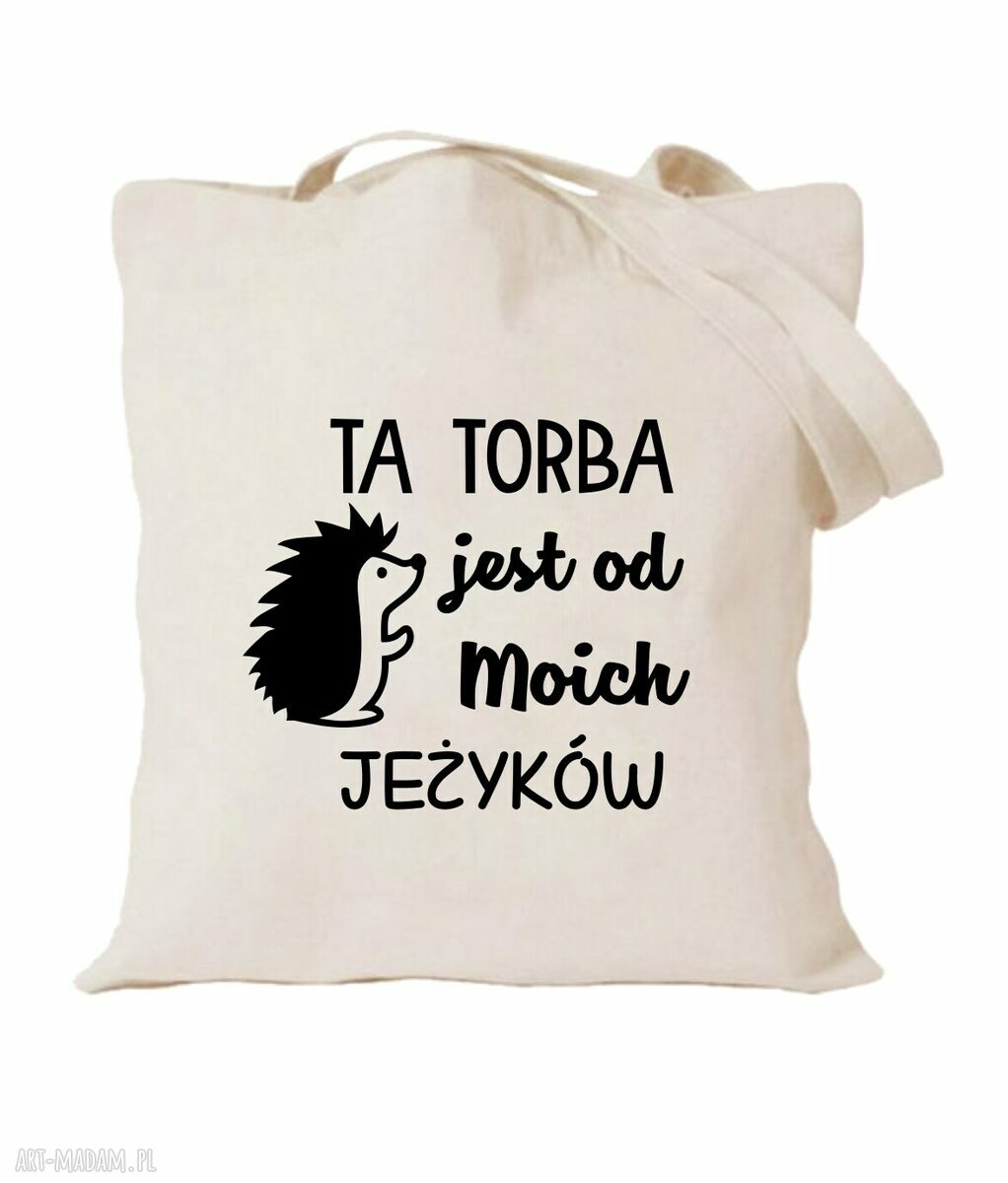 Torba bawełniana z nadrukiem imienia grupy - prezent dla wychowawczyni (przedszkole)