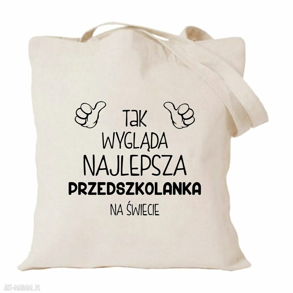 Torba z nadrukiem dla przedszkolanki - prezent na zakończenie roku